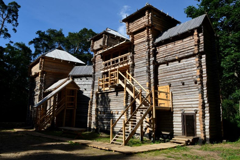 Tērvete Wooden Castle, Latvia